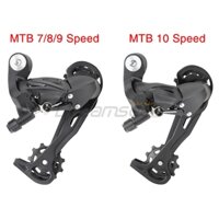 Xe Đạp Derailleur Phía Sau 7 / 8 / 9 Tốc Độ 10 Tốc Độ Xe Đạp Leo Núi MTB Lồng Ngắn Im Lặng Hướng Dẫn Bánh Xe Sang Số Groupset Đen Chất Lượng Cao Phụ Kiện Đi Xe Đạp