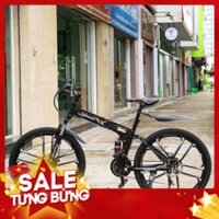 Xe Đạp Địa Hình Adiman A2000 Gấp Gọn Vành Đúc 26x.195 Khung Thép Carbon Chắc Chắn, Bảo Hành Chính Hãng 1 Năm