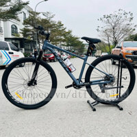 Xe Đạp Địa Hình DTFLY X8 29inch Khung Nhôm Magie Siêu Nhẹ Chuẩn 6061, Phuộc Hơi,Trục Rỗng, Phanh Dầu, Đề Shimano U6000
