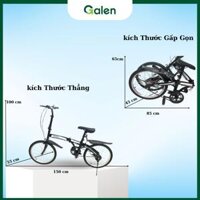 Xe đạp địa hình gấp gọn Galen G008 (màu đen)