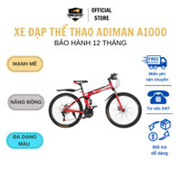 Xe Đạp Địa Hình Gấp Gọn - Kiểu Dáng Thể Thao - Hàng chất lượng cao chính hãng Adiman A1000 ( Bảo hành 12 tháng)