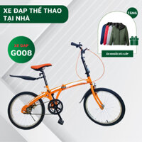 Xe Đạp Địa Hình Gấp Gọn Phù Hợp Cho Trẻ Em Từ 10 Tuổi Trở Lên, Dễ Dàng Lắp Đặt - TẶNG ÁO KHOÁC 2 MẶT NGẪU NHIÊN
