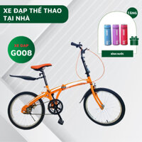 Xe Đạp Địa Hình Gấp Gọn Phù Hợp Cho Trẻ Em Từ 10 Tuổi Trở Lên, Dễ Dàng Lắp Đặt - TẶNG BÌNH NƯỚC GIẢI NHIỆT