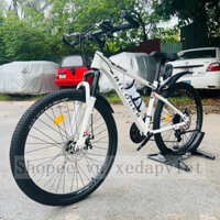 Xe Đạp Địa Hình MTB RICOGER RC-5 Khung Thép Sơn Tĩnh Điện, Dây Âm Sườn, Vành Thép 26inch, Bộ Đề Số SUNRUN 24 Tốc Độ