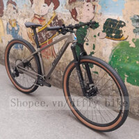 Xe Đạp Địa Hình NESTO TIGER Khung Carbon Siêu Nhẹ, Dây Âm Sườn, Trục Rỗng, Phanh Dầu Thuỷ Lực, Bộ Đề Shimano Deore 6100