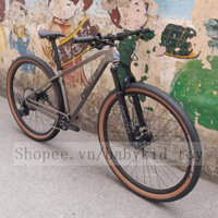 Xe Đạp Địa Hình NESTO TIGER Khung Carbon Siêu Nhẹ, Dây Âm Sườn, Trục Rỗng, Phanh Dầu Thuỷ Lực, Bộ Đề Shimano Deore 6100