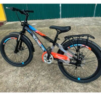 Xe đạp địa hình thể thao SH Bike cho bé có giảm sóc phanh địa cho bé 7-15 tuổi Size18-20-22inh đầy đủ gác ba ga