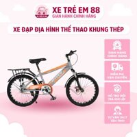 Xe Đạp Địa Hình Thể Thao, Khung Thép Cacbon ,Có Phuộc Giảm Sóc Trước, Chịu Lực Tốt, Mẫu Mới 2024