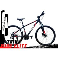 Xe đạp địa hình TRINX M100, Khung sườn Hợp kim nhôm cao cấp 6061, size 27.5”*16″, Phanh đĩa dầu X-Spark, màu đỏ đen