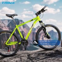 Xe đạp địa hình TrinX M136, Khung sườn hợp kim nhôm, Bộ truyền động Shimano, Bánh xe 26x1.95"27TPI, Màu xanh lá