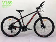 Xe đạp địa hình Vinabike V169 Đen đỏ