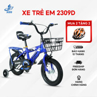 Xe Đạp Địa Hình, Xe Đạp Trẻ Em Cao Cấp XIDS 2309D Cỡ 12 Inch Cho Bé Từ 2 - 5 Tuổi Bảo Hành 12 Tháng