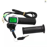 Xe đạp điện 24v / 36v / 48v twist grip throttle với màn hình lcd hiển thị pin xe đạp điện tay nắm ga với đèn báo nguồn #Mer