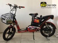 Xe đạp điện cũ Bmx AZI đỏ đen