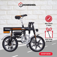 Xe đạp điện gấp gọn HOMESHEEL R6 ( Đen ) chính hãng HOMESHEEL