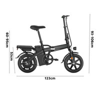 Xe đạp điện gấp gọn phoneix ZX-18650 Tốc Độ Đến 25km/h, pin Lithium tháo rời sạc ngoài được