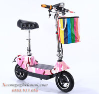 Xe Đạp Điện Mini Scooter Bánh 10 Inch Bản Cao Cấp