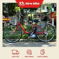 Xe Đạp Điện Nhật Hirobike2 Panasonic Lithium - Đỏ | Hirobike | 2