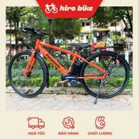 Xe Đạp Điện Nhật Hirobike8 Panasonic Jetter - Cam | Hirobike | 8