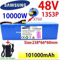 Xe Đạp Điện Pin 48V Pin Lithium 101ah13 Chuỗi 3 Và Bộ Sạc 18650 Pin Lithium-Ion