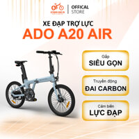 Xe đạp điện trợ lực ADO A20 Air - Xe đạp điện gấp gọn nhẹ, truyền động dây đai carbon - Bảo Hành chính hãng 12 Tháng