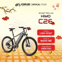 Xe đạp điện trợ lực Xiaomi Himo C26 3 chế độ lái, dung lượng 18650mAh trợ lực 100km - bảo hành chính hãng 12 tháng.