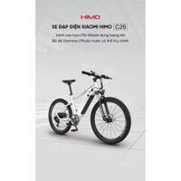 Xe đạp điện trợ lực Xiaomi Himo C26(2024 new 35km/1h) pin Lithium có thể tháo rời