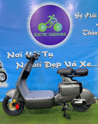 XE ĐẠP ĐIỆN V1 PRO 2025 ( XÁM NHÁM )