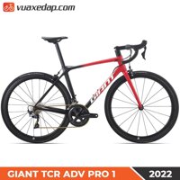 Xe đạp đua GIANT TCR ADV PRO 1 2022 - Đỏ Đen - S