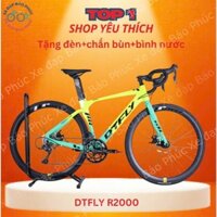 Xe đạp đua khung nhôm DTFLY R2000 (Tặngđèn+chắnbùn+bìnhnước+giáđỡnước+lụcgiác)