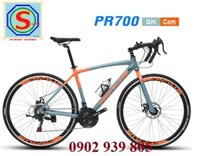 Xe Đạp Đua Khung Nhôm Papylus PR700 700C Khung Nhôm Đề Shimano