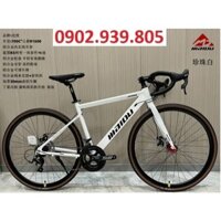 Xe đạp đua road bike Goose GT360/ MAIDU R1600 khung nhôm, tay đề lắc, trục bạc đạn