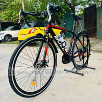 Xe Đạp Đua Road BULL E400 Mẫu Mới Khung Nhôm Sơn Tĩnh Điện, Vành Nhôm 700C, Bộ Đề Shimano, Đùi Đĩa Nhôm, Phanh Đĩa Cơ