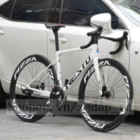 Xe Đạp Đua Road Full Carbon T800 NESTO LEOPARD Bộ Chuyển Động Shimano 105 24 Tốc Độ, Trục Rỗng, Phanh Dầu Shimano 105