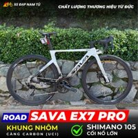 Xe Đạp Đua SAVA EX7 PRO, GROUP SHIMANO 105 NHẬT BẢN