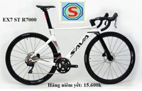 XE ĐẠP ĐUA SAVA EX7 ST R7000 khung nhôm Tay đề lắc TEAM Pro HRD 2×12
