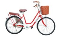 Xe đạp đường phố City Thống Nhất LD 24-02 24 inch Đỏ