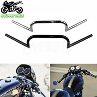 Xe Đạp Đường Phố Xe Máy 7 / 8 "& 1" Đen Tay Cầm Clubman Tay Cầm Thanh 22 Mm 25 Mm Tay Cầm Cho Harley Cafe Racer Bobber Chopper