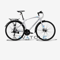 Xe đạp đường trường TrinX Free 2.4 Khung sườn hợp kim nhôm Alloy 700Cx470 Bộ truyền động Shimano 24 Tốc độ Màu BẠC