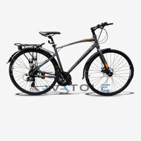 Xe đạp đường trường TrinX Free 2.4 Khung sườn hợp kim nhôm Alloy 700Cx470 Bộ truyền động Shimano 24 Tốc độ Màu CAM GHI