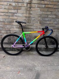 Xe đạp fixed gear 7 màu đẹp, mới 100%