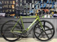 Xe đạp Fixed Gear Intro7Tech xanh trắng 5 đao Navigate