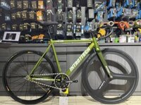 Xe đạp Fixed Gear Intro7Tech xanh trắng