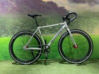 Xe đạp Fixed Gear VICKY CRAZY V8 - Màu bạc