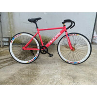 xe đạp fixed- single. màu đỏ. size S+ M (1m30)