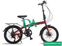 xe đạp gấp Fornix Prava 2021 New Đỏ 20inch