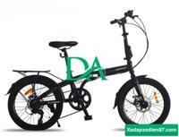 xe đạp gấp Fornix Prava 2021 New Đen 20inch