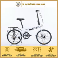 Xe đạp gấp gọn bánh 20 inch Califa CG20 - Đề số Shimano chính hãng 7 cấp độ