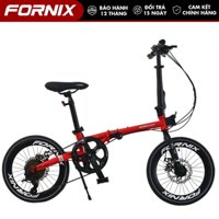 Xe Đạp Gấp Gọn FORNIX F160 Khung Thép Vòng Bánh 16 Inch Bộ Truyền Động 8 Tốc 1 Đĩa 8 Líp