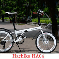 Xe đạp gấp Hachiko HA04 – Xe đạp Nhật Bản tăng 30% hiệu suất